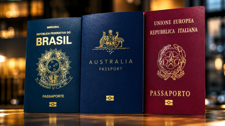 Passaporte brasileiro em 2026: viagens internacionais sem visto e possibilidades de residência no exterior.